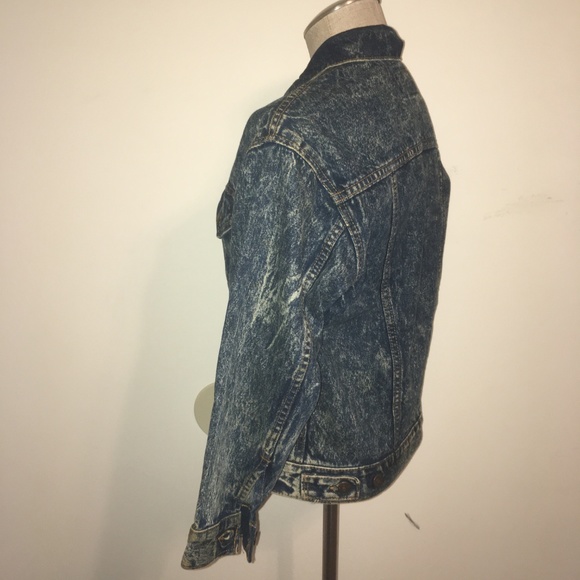 Levi's Vintage 1980's Acid Washed Denim Jacket - Picture 3 of 8